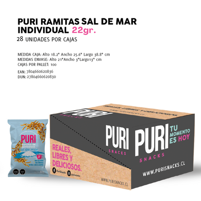 Puri Ramitas Sal de mar Individual 22gr