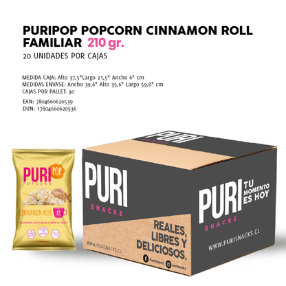 Puripop Cinnamon roll 210 gr