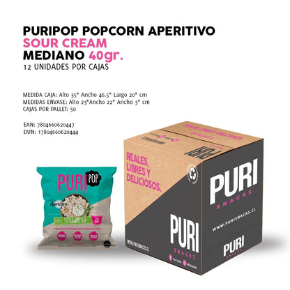 Puripop Aperitivo Sour Cream 40 gr