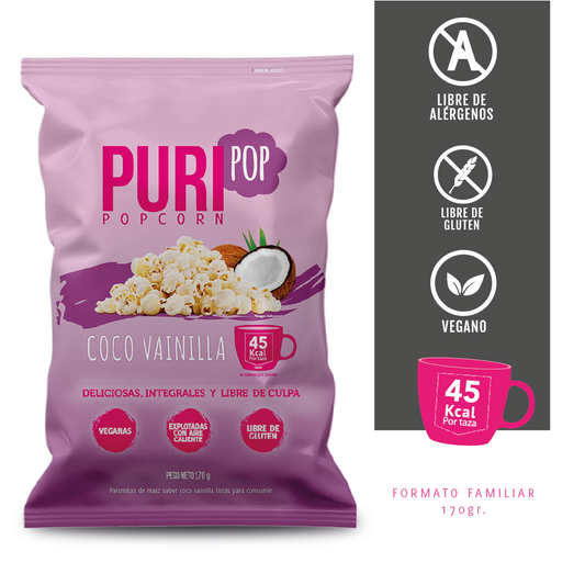 Puripop Coco Vainilla 170 gr